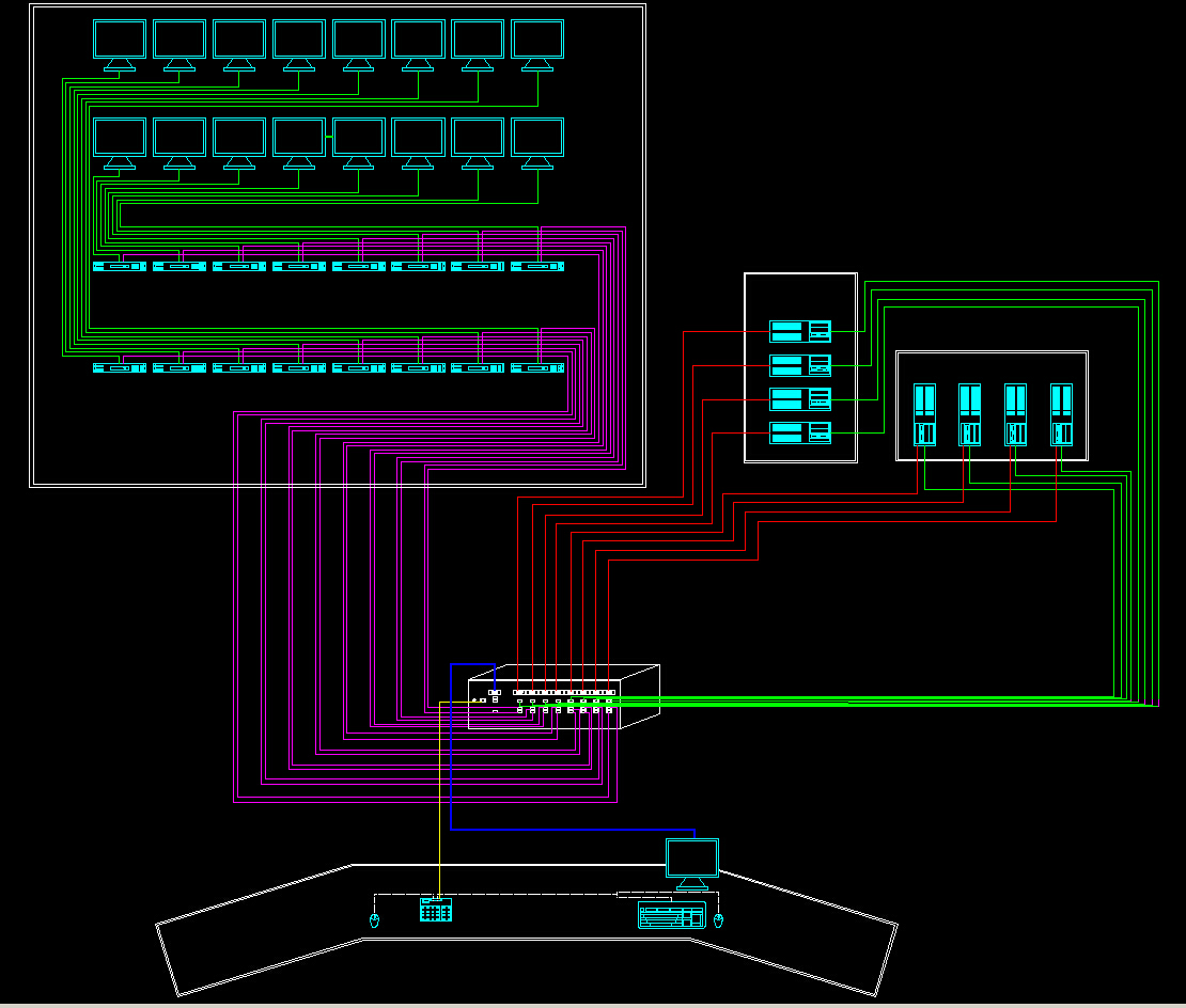 机房安装示意图